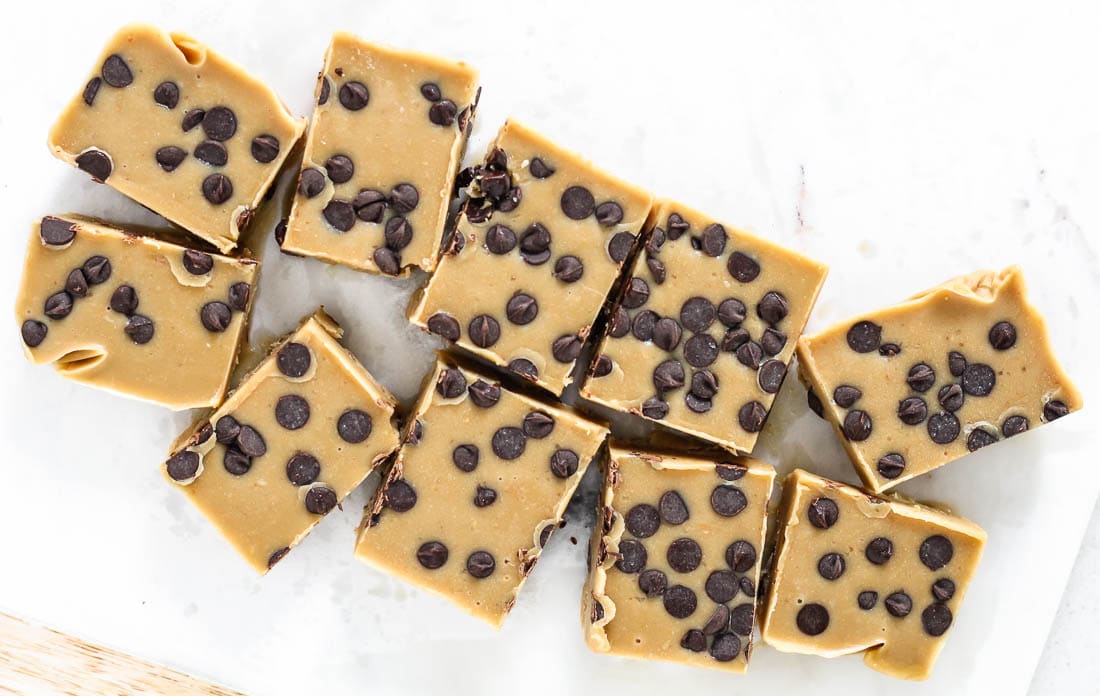 Easy Healthy No-Bake Cookie Dough Fudge: Quick Sweet Treat